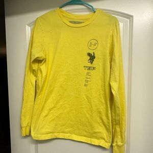 Twenty one pilots long sleeve yellow tshirt